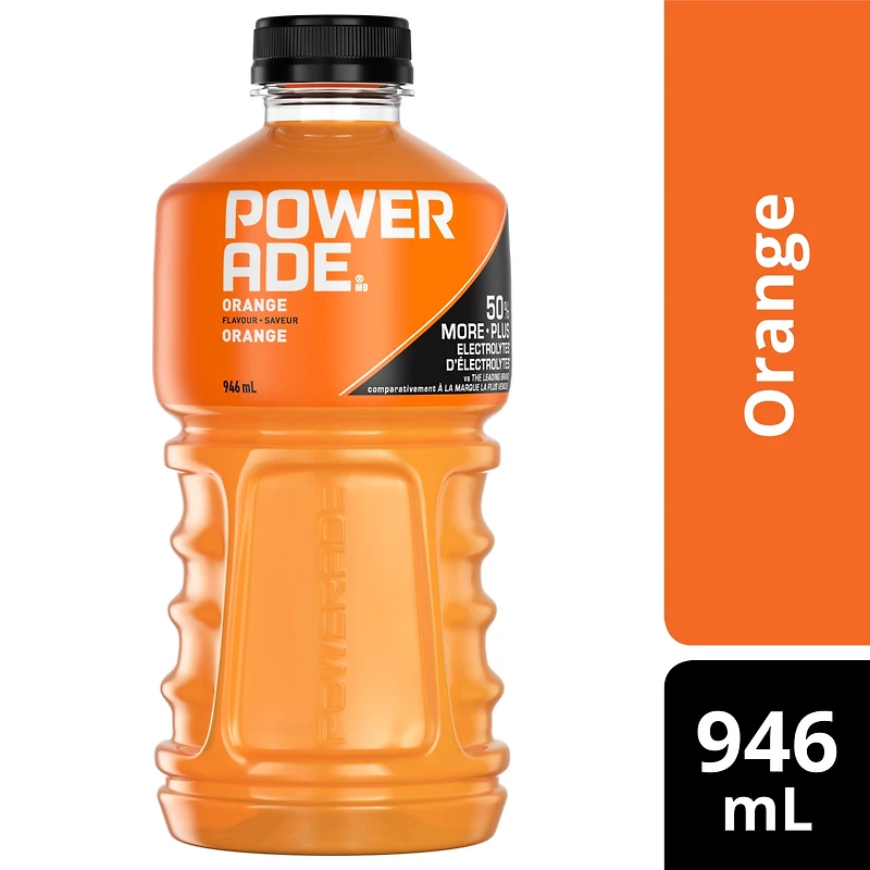 Powerade Orange Bouteille, 946 mL