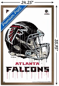 NFL Atlanta Falcons - Drip Helmet 20 Wall Poster