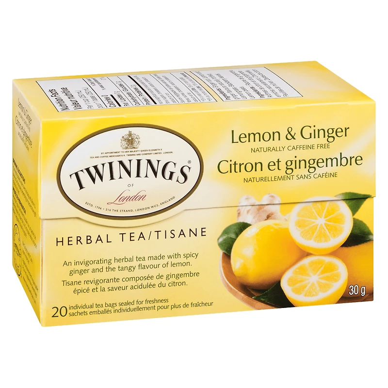 Twinings Lemon Ginger Herbal Tea