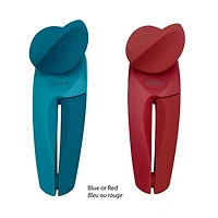 Starfrit MightiCan Can Opener - Safe - Holds Lid and Leaves No Sharp Edges on Lid - 3 Year Warranty - Comfort Grip - Heavy Duty Non-Slip Knob