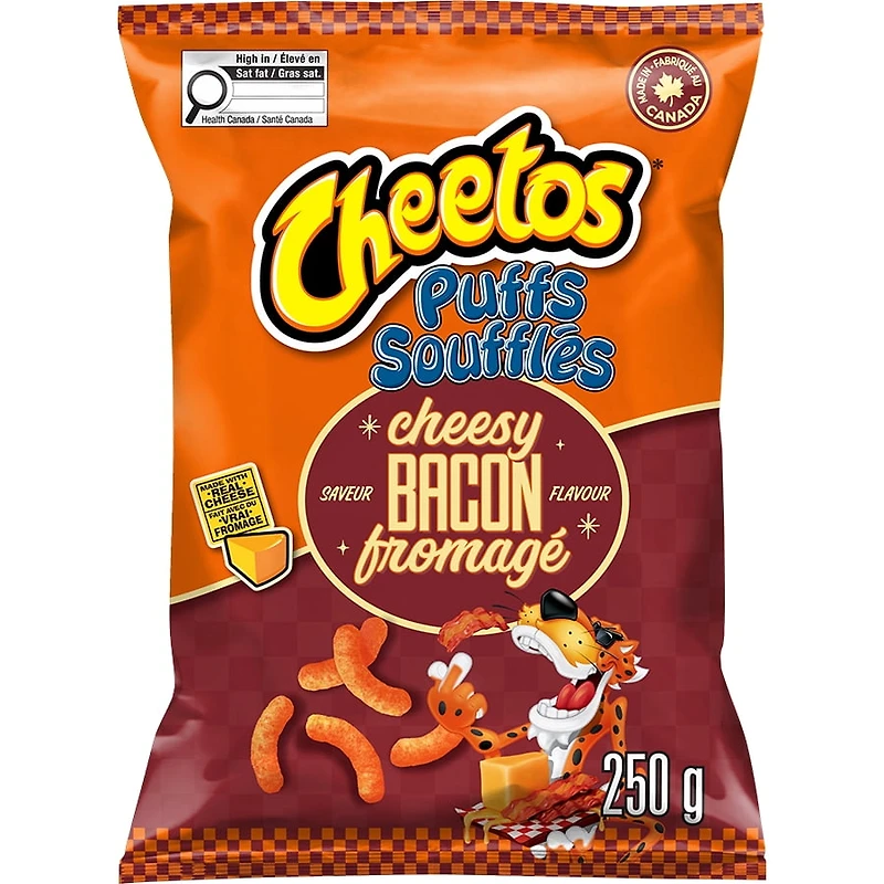 Cheetos Puffs Cheesy Bacon Cheese Flavoured Snacks