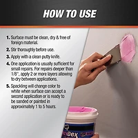 Plâtre à reboucher DryDex de DAP. 237ml, Rose
