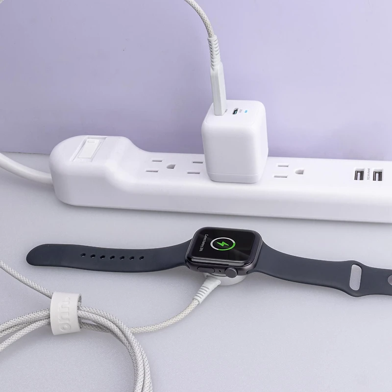 onn. Apple Watch 6 FT./1.8 m USB-C Magnetic Charging Cable