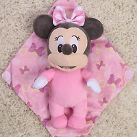 Disney Plush With Blanket Minnie, 29 cm Stuffed Animal Toy for Kids Ages 2 and up