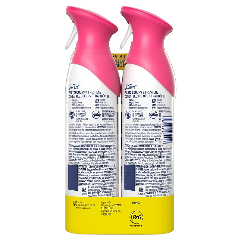Febreze Air, Air Freshener Spray, odour Fighting Room Spray, Cherry Blossom, 230g, 2pk