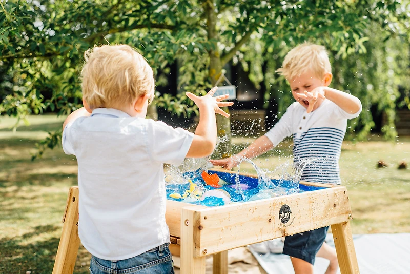 Plum® Build & Splash Wooden Sand & Water Table - Natural