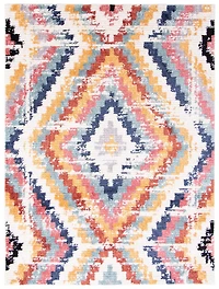 ECARPET Boho Chic Indoor Area Rug, Fluffy Carpet for Bedroom Morocco Casa Collection