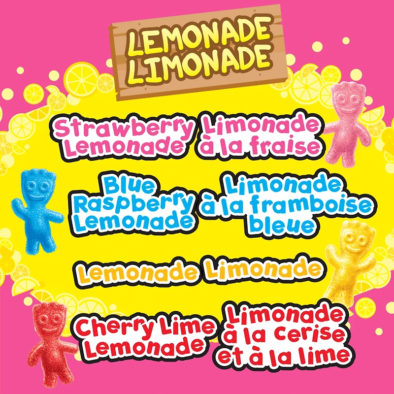 SOUR PATCH KIDS, Lemonade Flavour Candy, Sour then Sweet
