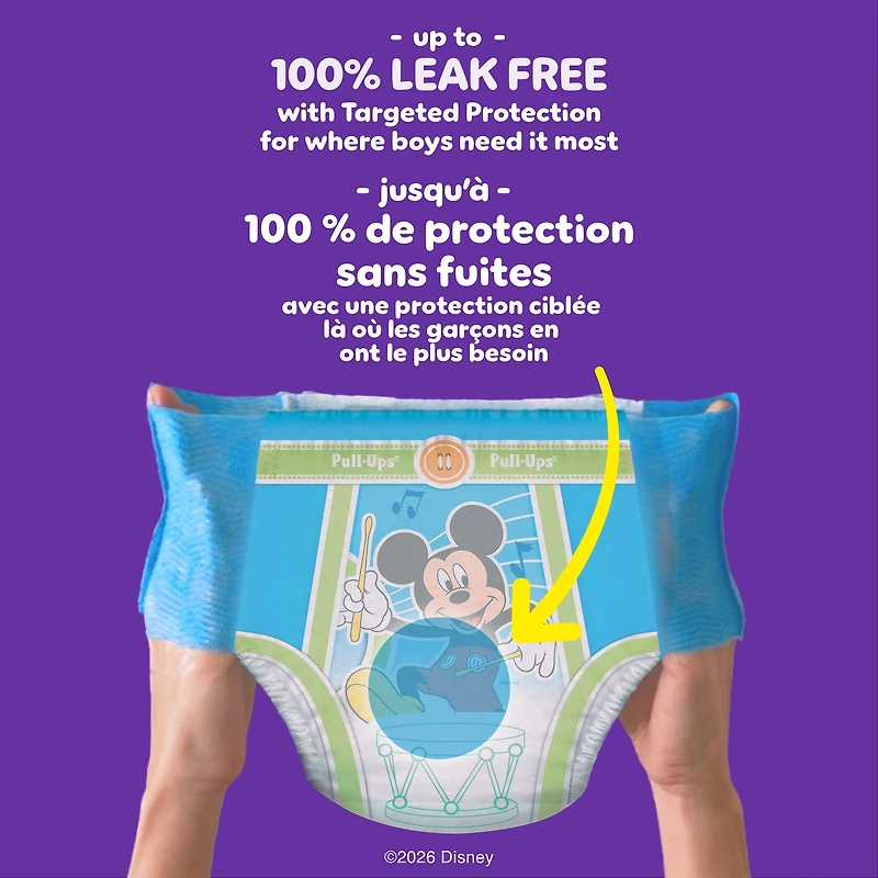 Sous-vêtements d’entraînement Pull-Ups pour garçons, 2T-3T (16 à 34 lb), 74 sous-vêtements