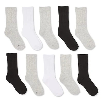 George Boys' Crew Socks 10-Pack