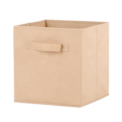 Mainstays Storage Cube Basket Bin - Foldable, great for Nursery, Playroom, Closet, Home Organization