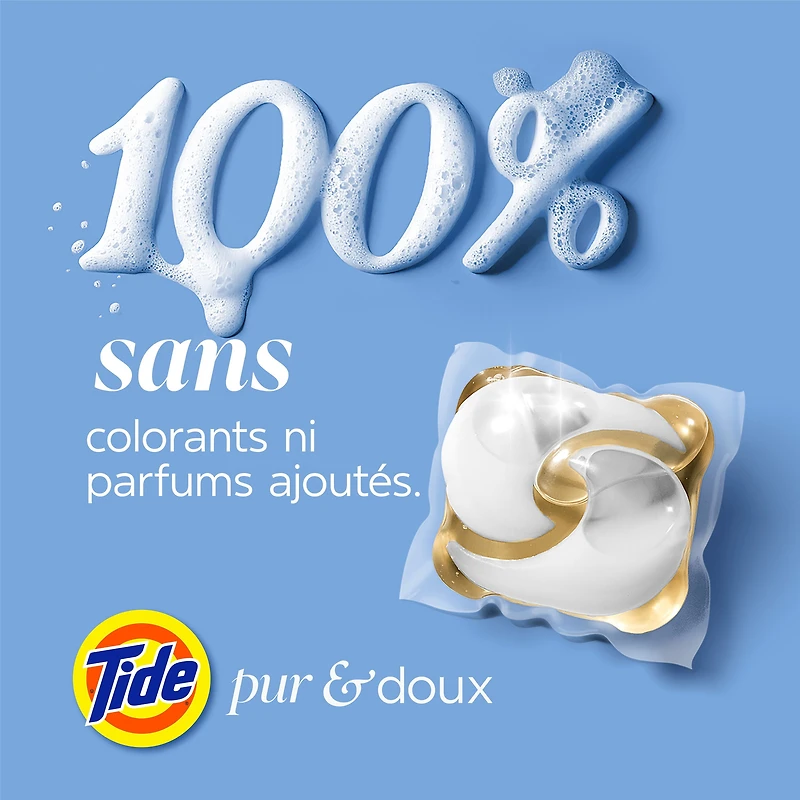 Tide PODS Free & Gentle Laundry Detergent Soap Pacs, Tide PODS Laundry Detergent, Laundry Detergent Pacs, Laundry PODS Detergent, 76 Count