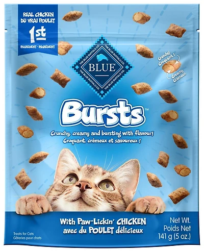 Blue Buffalo Bursts Chicken Flavor Crunchy Treats for Cats