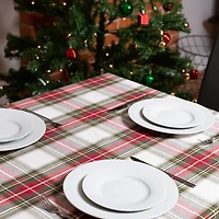 Celebration Plaid Table Cloth