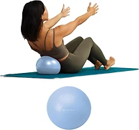 Balle Ab Mini Gaiam 8” (Bleu Ciel Transparent), Tous Niveaux de Fitness