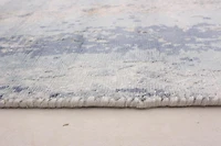 ECARPETGALLERY 5'3" x 7'7" Contemporary Galleria Hand Loomed Area Rug for Living Room, Dining Room and Bedroom in Blue