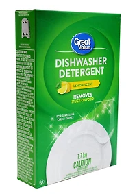 Great Value Lemon Scent Dishwasher Detergent 1.7KG