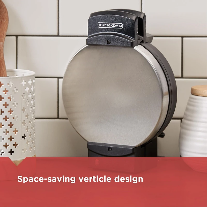 BLACK+DECKER Belgian Waffle Maker with Non-Stick Plates