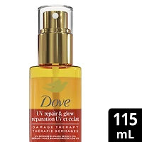 Dove Sérum + Huile Biphase Protection UV Réparation UV et Éclat 70 H de Protection Anti-Dommages UV, 115 ml