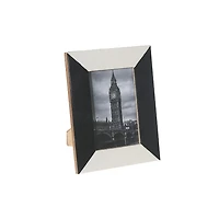 4X6 Black & White Inlay Photo Frame