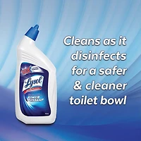 Lysol Bathroom Cleaning- Toilet Bowl Cleaner, Power, Family Pack, 10X Cleaning Power, 4 x 946 mL