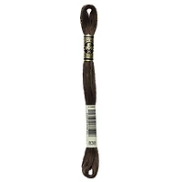 DMC 6-Strand Cotton Embroidery Floss, 8 m (8.7 yd), Brown