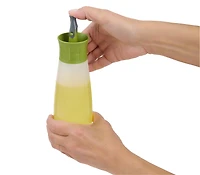 Trudeau Bouteille D'Huile à Presser 340ML, Bouteille en Plastique Flexible Facile à Nettoyer, Résiste au Lave-Vaisselle