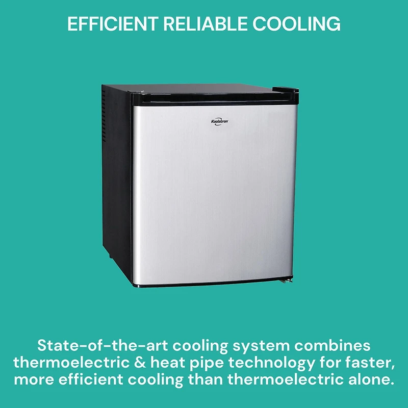 Koolatron 1.7 Cu.Ft Thermoelectric Heat Pipe Truck Fridge (48L)