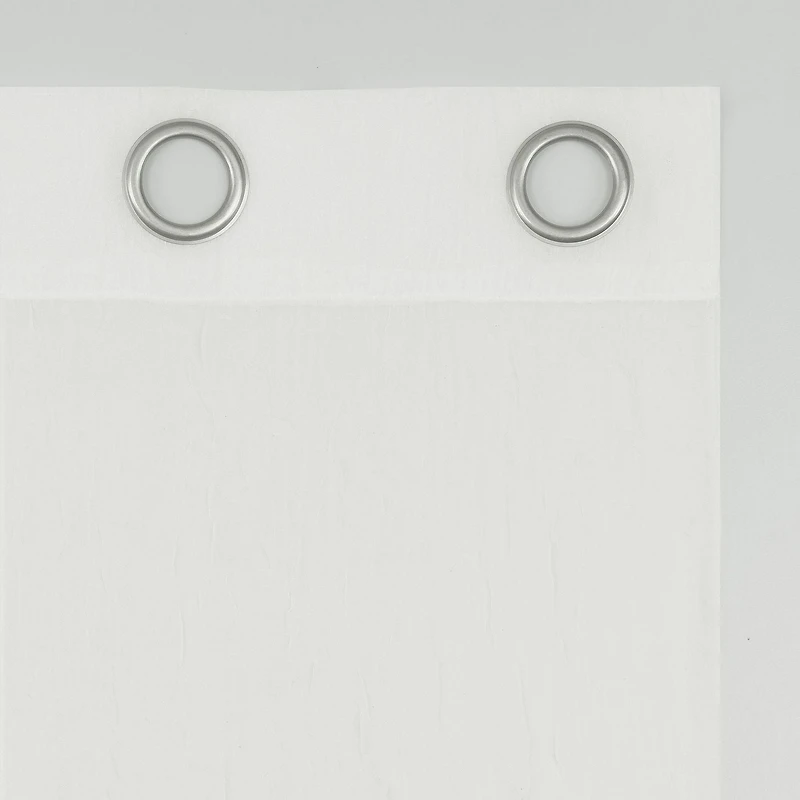 Mainstays Crushed Voile 2-Pack Sheer Grommet Window Curtains Panel Pair