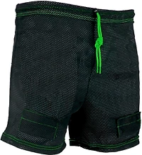 VIBE Youth Hockey Jill Mesh Shorts with Pelvic Protector and Sock Tabs - Extra Small / Small