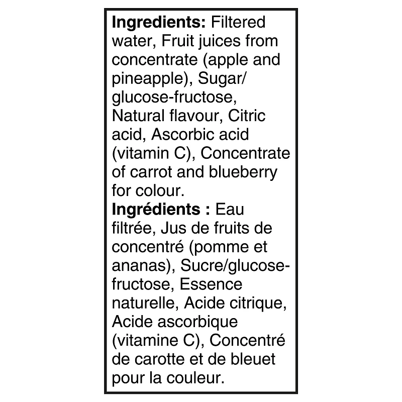 Fruitopia Intégration de Fruits, 1.75 Litres