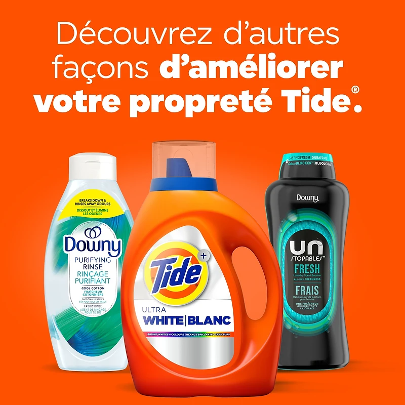 Tide Ultra White Liquid Laundry Detergent, 3.46 L, 83 Loads, Laundry Detergent Liquid for Bright Whites and Colours
