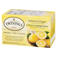 Twinings Lemon Ginger Herbal Tea