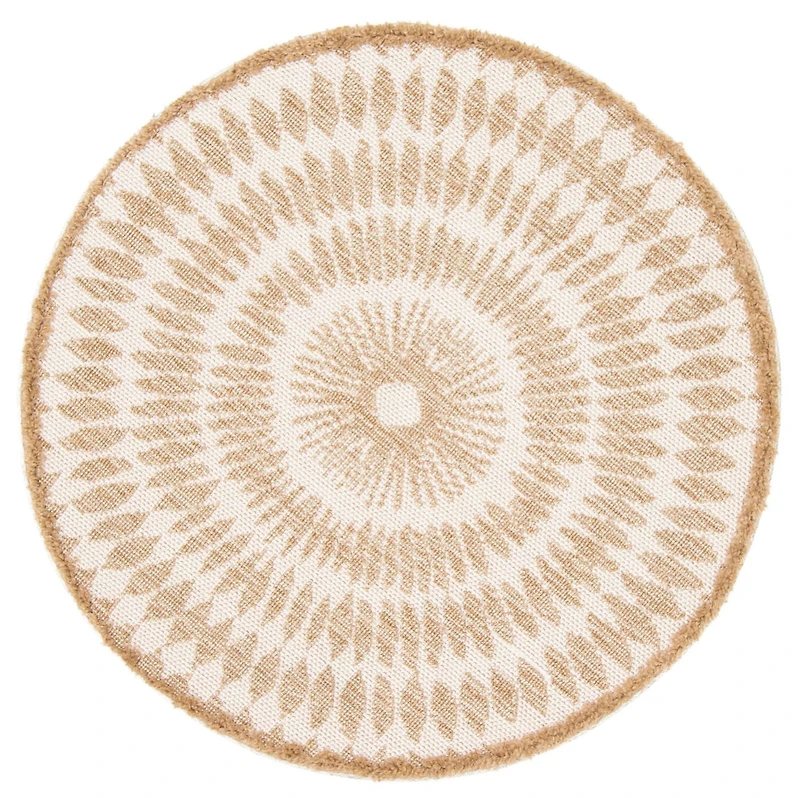 ECARPET Jute Style Area Rug for Bedroom, Living Room, Dining Room Manon Collection