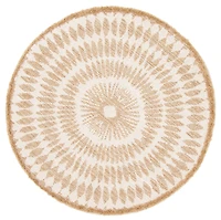 ECARPET Jute Style Area Rug for Bedroom, Living Room, Dining Room Manon Collection