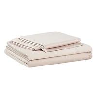 Allswell 300 Thread Count Soft & Silky 4-Piece Viscose from Bamboo Sateen Sheet Set