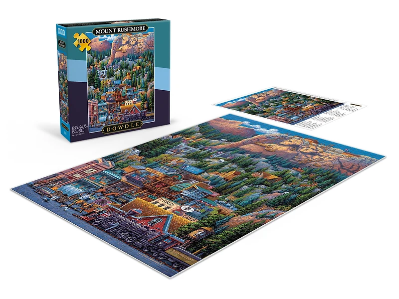 Buffalo Games Mount Rushmore 1000-Piece Interlocking Jigsaw Puzzle for Adults Ages 14+