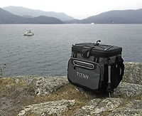 Glacière souple sans fermeture éclair de  L de Titan by Arctic Zone - Gris basalte 24 canettes/13 Capacite