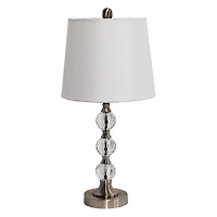 Home Trends 23" Crystal Table Lamp