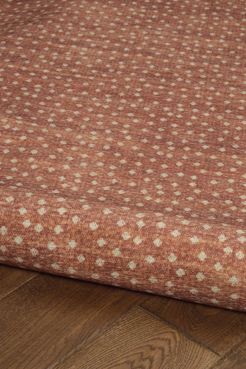 Outdoor Washable Estero Orange & Ivory 5' x 7' Area Rug