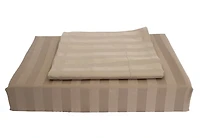 Ensemble de housse de couette à rayures en bambou Maholi