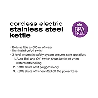 Salton Stainless Steel Jug Kettle 1.7L JK2106