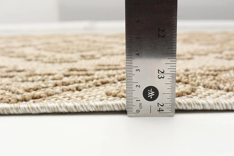 ECARPET Jute Style Area Rug for Bedroom, Living Room