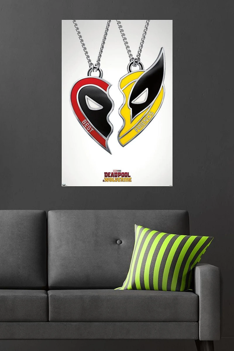 Marvel Deadpool & Wolverine - Teaser One Sheet Wall Poster, 22.375" x 34"