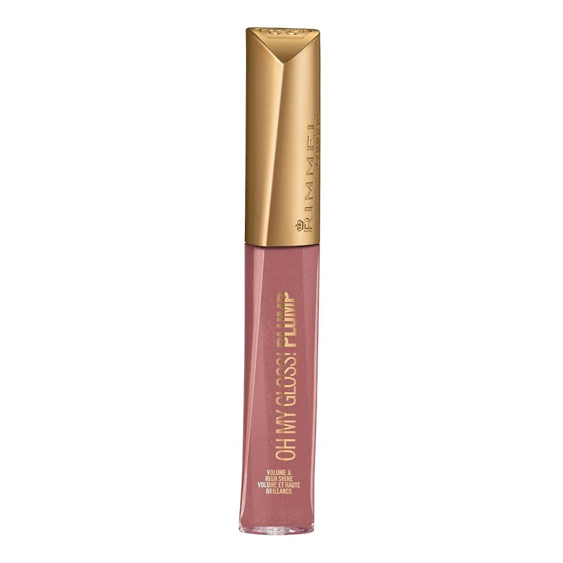 Rimmel Oh My Gloss! Lip Plump, infused with cinnamon oil, camphor, and capsicum, for volume & high shine, 100% Cruetly-Free