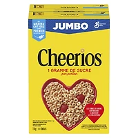 Original Cheerios Breakfast Cereal, Jumbo Size, Whole Grains, 500gx2