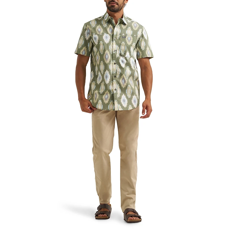 Chemise à manches courtes Fraser pour hommes Wrangler® avec une seule poche