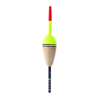 Eagle Claw Q07080-006 Balsa Style Oval Spring Fixed Float, 1" x 6" Stem, 2Pk