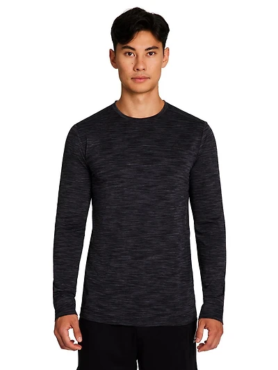 Reebok Chemise à manches longues Stride Performance pour hommes