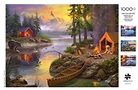 Buffalo Games - Le puzzle David Stevenson - The Lake House - en 1000 pièces
